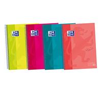 Oxford Cuaderno Espiral Ebook 5 Tapa Extra Dura A4+ 120F Rayado Colores Surtidos Táctil