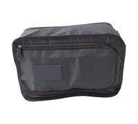 Oxfords - Bolsa organizadora de zapatos de tela de doble capa para viajes, deportes, gimnasio con mallas ventiladas y amplio almacenamiento, bolsa de zapatos de dos capas para viajes de negocios, gris