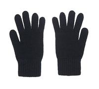 Oxfords Cashmere Guantes de lana de cordero pura para mujer, azul marino, talla única