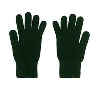 Oxfords Cashmere Guantes de mujer 100% cachemira, verde, Talla única