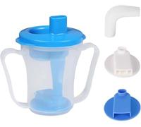 OXFUZZ Previene la asfixia reguladora de la disfagia para tragar y trastornos personas con taza de sorbo de 5 cc y 10 cc, dispositivos de asistencia solo líquidos, no se utiliza espesante