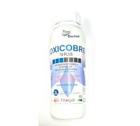 Oxicloruro de cobre 70% en 1 litro. Cobre liquido de color azul para tratamientos foliares de olivo, hortalizas... tomates, pepinos