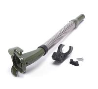 Oxid7® Boquilla flexible para bidón de gasolina de metal de 5,10 o 20 litros, color verde oliva, 20 mm, apto para todos los combustibles, incluye soporte para el bidón, junta y filtrado
