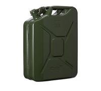 Oxid7® Lata De Gasolina De Metal Color Verde Oliva 20 Litros + Vertedor