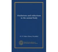 Oxidations and reductions in the animal body