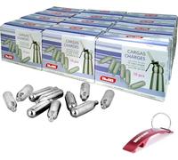 Oxido Nitroso Capsulas n2o + Llavero Bricolemar (120 Cargas)