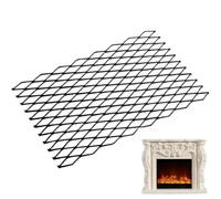Oxido para la chimenea, tira de óxido para la chimenea | Robust Wooden Grate con tamiz de punto, soporte de separación de madera estable, de diseño versátil para las celebraciones de la