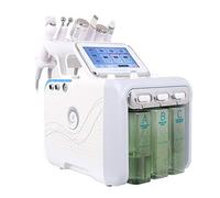 Oxígeno piel de agua del Jet máquina dermoabrasión diamante 6 en 1 Hydra vacío Dispositivo de limpieza facial de belleza Máquina multifunción piel más limpia