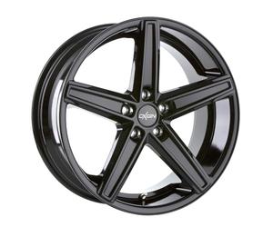 Oxigin 18 Cóncava 10,50 x 21 Offset 30 perno patrón 5,00 x 112.00 centro Bore 66.60 oxachtze10521h130b, Negro