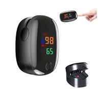 Oxímetro de dedo con clip 2025, monitor dual de frecuencia cardíaca y oxígeno en sangre, pantalla TFT a color para niños y adultos.