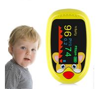 Oxímetro de pulso pediátrico, monitor de oxígeno en el dedo para niños mayores de 2 años.