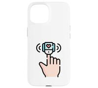 Oxímetro de Pulso Saturación de oxígeno en Sangre Carcasa para iPhone 15
