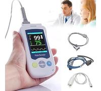 Oxímetro de pulso veterinario, con cable USB, función de almacenamiento y reproducción, fácil de transportar, con software for PC, monitor de frecuencia cardíaca preciso for perros y gatos.