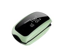 Oxímetro recargable con correa y cordón para dedo, pulsioxímetro, monitor de saturación de oxígeno en sangre, pantalla LED digital para niño