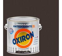 OXIRON Esmalte antioxidante al agua liso forja Marrón 2,5L
