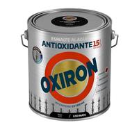 OXIRON Esmalte antioxidante al agua Liso Mate Negro 2,5L