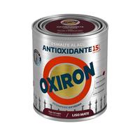 OXIRON Esmalte antioxidante al agua Liso Mate Rojo Carruajes 750ml