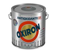 OXIRON Esmalte antioxidante al agua Liso Satinado Gris Perla 2,5L