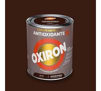 OXIRON Esmalte Antioxidante Liso Efecto Forja Marrón 4 L