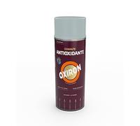 OXIRON Esmalte Antioxidante Spray Liso Brillante, Gris perla, 400 ml, el embalaje puede variar