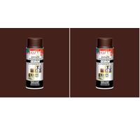 OXIRON Esmalte Metálico Antioxidante Spray Pavonado Marrón Óxido 400 ml (Paquete de 2)