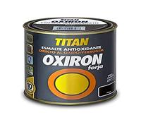 ESMALTE METÁLICO ANTIOXIDANTE OXIRON FORJA NEGRO 4l TITAN 020020404