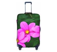OXKGHHO Beauty Flowers - Protector de maleta con estampado único, se adapta a equipaje de 18 a 32 pulgadas, para viajes y viajes de negocios, Blanco, L
