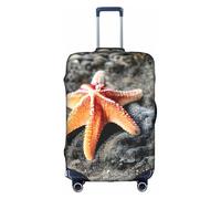 OXKGHHO - Funda protectora impresa con diseño de estrella de mar de verano con única, apta para equipaje de 45 a 82 cm para viajes de negocios, color blanco, mediano, blanco, Medium