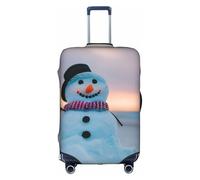 OXKGHHO Funda protectora impresa muñeco de nieve de playa con única, adecuada para equipaje de 45 a 80 cm para viajes de negocios, Blanco, Small, blanco, Small