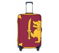 OXKGHHO - Funda protectora para maleta con diseño de bandera de Sri Lanka, apta para equipaje de 45,7 a 81,3 cm, para viajes y viajes de negocios, color blanco, blanco, Small