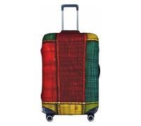 OXKGHHO Funda protectora para maleta de estilo africano con estampado de patchwork único, apta para equipaje de 45,7 a 81,3 cm, para viajes y viajes de negocios, blanco, Medium