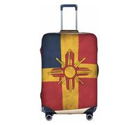 OXKGHHO Funda protectora para maletas con bandera de Nuevo México, apta para equipaje de 45,7 a 81,3 cm, para viajes y viajes de negocios, color blanco, X-Large, blanco, X-Large