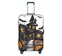 OXKGHHO Happy-Halloween-Vector Print - Funda protectora para maleta con única, apta para equipaje de 45 a 82 cm, para viajes y viajes de negocios, blanco, Large