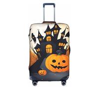 OXKGHHO Happy-Halloween-Vector Print - Protector de maleta con diseño único, se adapta a equipaje de 18 a 32 pulgadas, para viajes y viajes de negocios, Blanco, S