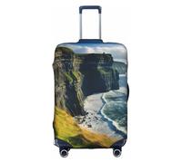 OXKGHHO Ireland Outdoors County Clare The Cliffs - Protector de maleta con estampado único, se adapta a equipaje de 18 a 32 pulgadas, para viajes y viajes de negocios, White, XL
