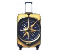 OXKGHHO Law of the Compass - Protector de maleta con impresión de navegación único, se adapta a equipaje de 18 a 32 pulgadas, para viajes y viajes de negocios, Blanco, S