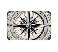 OXKGHHO Law of The Compass - Tapete ultrafino para puerta de entrada, interior y exterior, tapete de bienvenida para puerta, decoración del hogar y patio