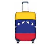 OXKGHHO Protector de maleta con estampado de bandera de Venezuela con único, se adapta a equipaje de 18 a 32 pulgadas, para viajes y viajes de negocios, Blanco, M