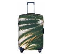 OXKGHHO Protector de maleta con estampado de palmeras de Los Ángeles con único, se adapta a equipaje de 18 a 32 pulgadas, para viajes y viajes de negocios, Blanco, S