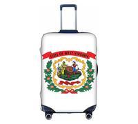 OXKGHHO West Virginia State Flag Print Maleta Protector con un único compatible con equipaje de 45 a 80 cm para viajes de negocios, Blanco, X-Large, blanco, X-Large