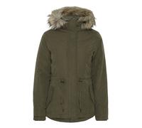 Oxmo Chaqueta de invierno 'Lona' beige / verde oscuro Mujer Oxmo S beige / verde oscuro