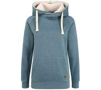 OXMO Julia Pile 70260 - Sudadera con capucha para mujer, talla L, color azul, Ensign Blue con forro de peluche, L