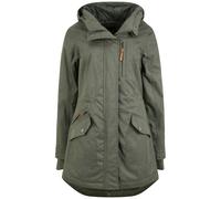 Oxmo Parca de entretiempo 'Bella' marrón / verde oscuro, Talla XS