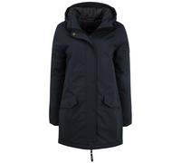 Oxmo Tamila Parka De Entretiempo Abrigo Chaqueta para Mujer, tamaño:XS, Color:Black (194007)