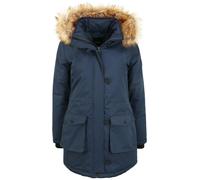 Oxmo Parca de invierno 'Acta' beige / azul / negro, Talla M