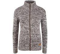 Oxmo Phenix Cárdigan Chaqueta De Punto Grueso Corto para Mujer, tamaño:XS, Color:Coffee BEA (795973)