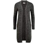 Oxmo Philetta Cárdigan Chaqueta De Punto Grueso Largo para Mujer, tamaño:M, Color:Black (799000)