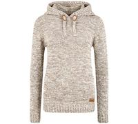 Oxmo Philla Jersey De Punto Suéter Sudadera De Punto Grueso con Capucha para Mujer, tamaño:XL, Color:Dune (795409)