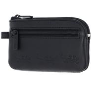 oxmox caso clave Leather Keyholder Lizard Embossed Black