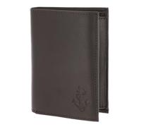 oxmox Leather Cartera Bloqueo RFID Piel natural 13 cm marrón